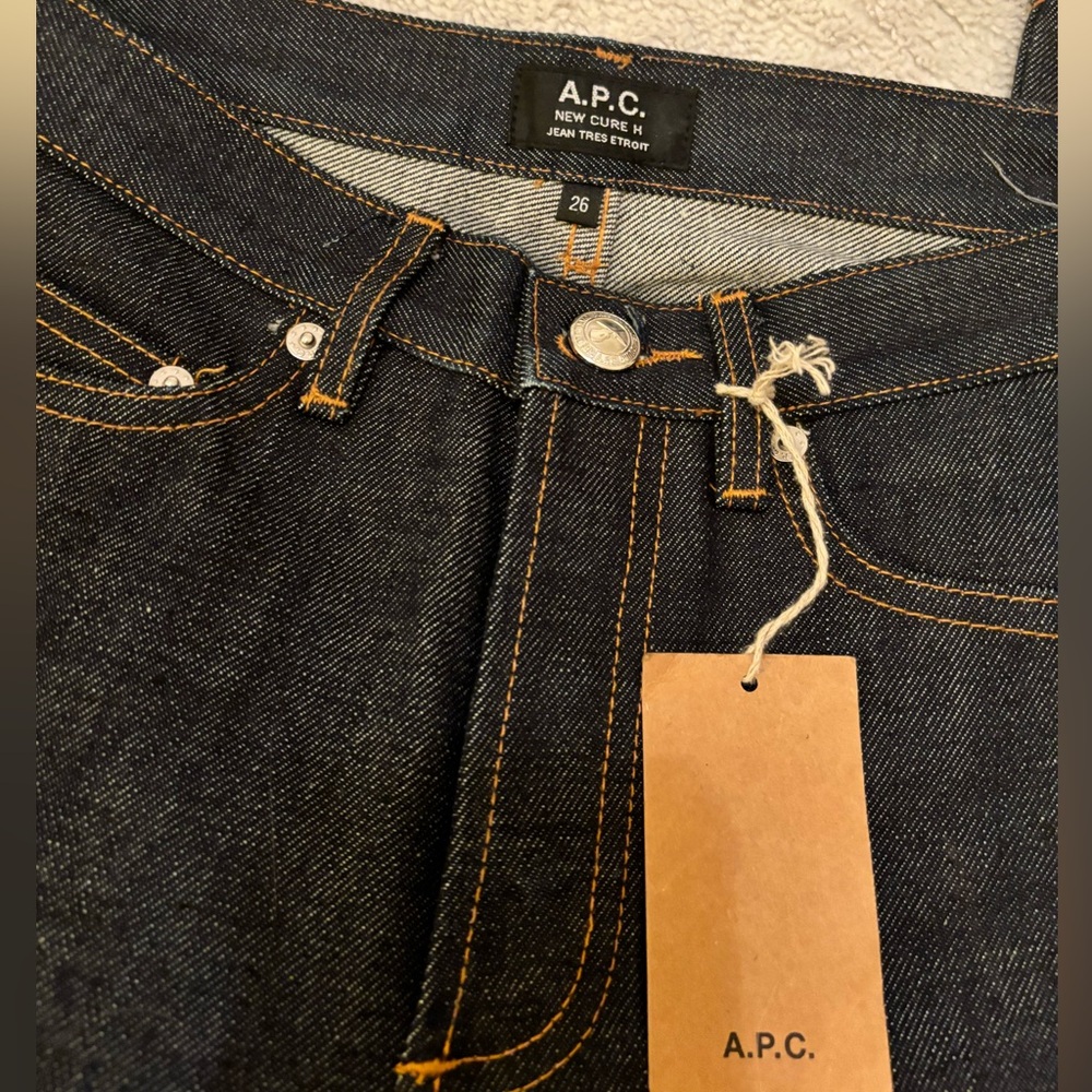 NWT A.P.C Men’s Indigo Standard Jean - Picture 7 of 9